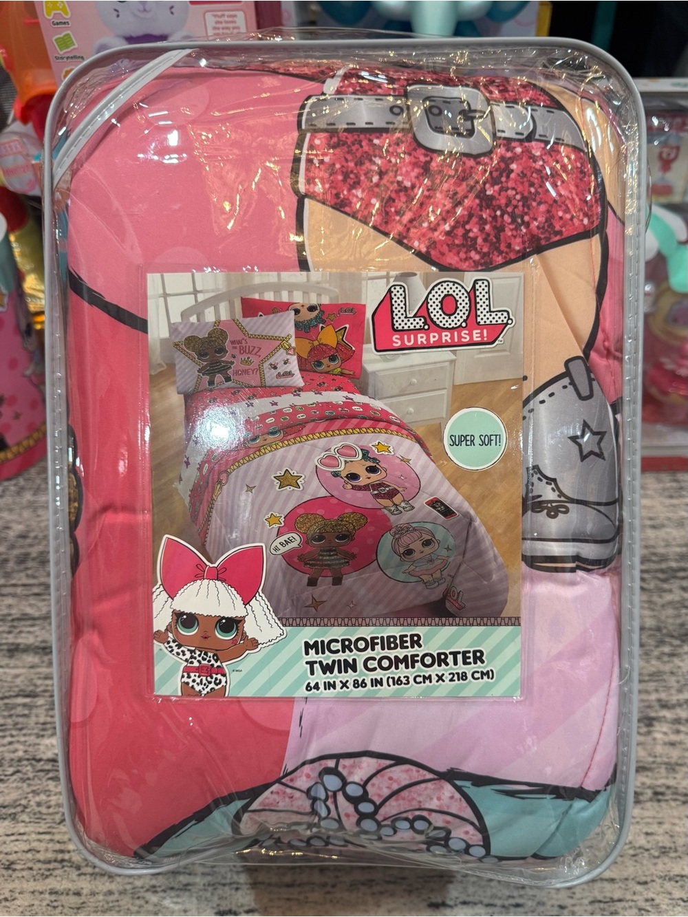 L.O.L. Surprise! "Glitterful" Twin Comforter BRAND NEW SEALED NWT RARE VHTF